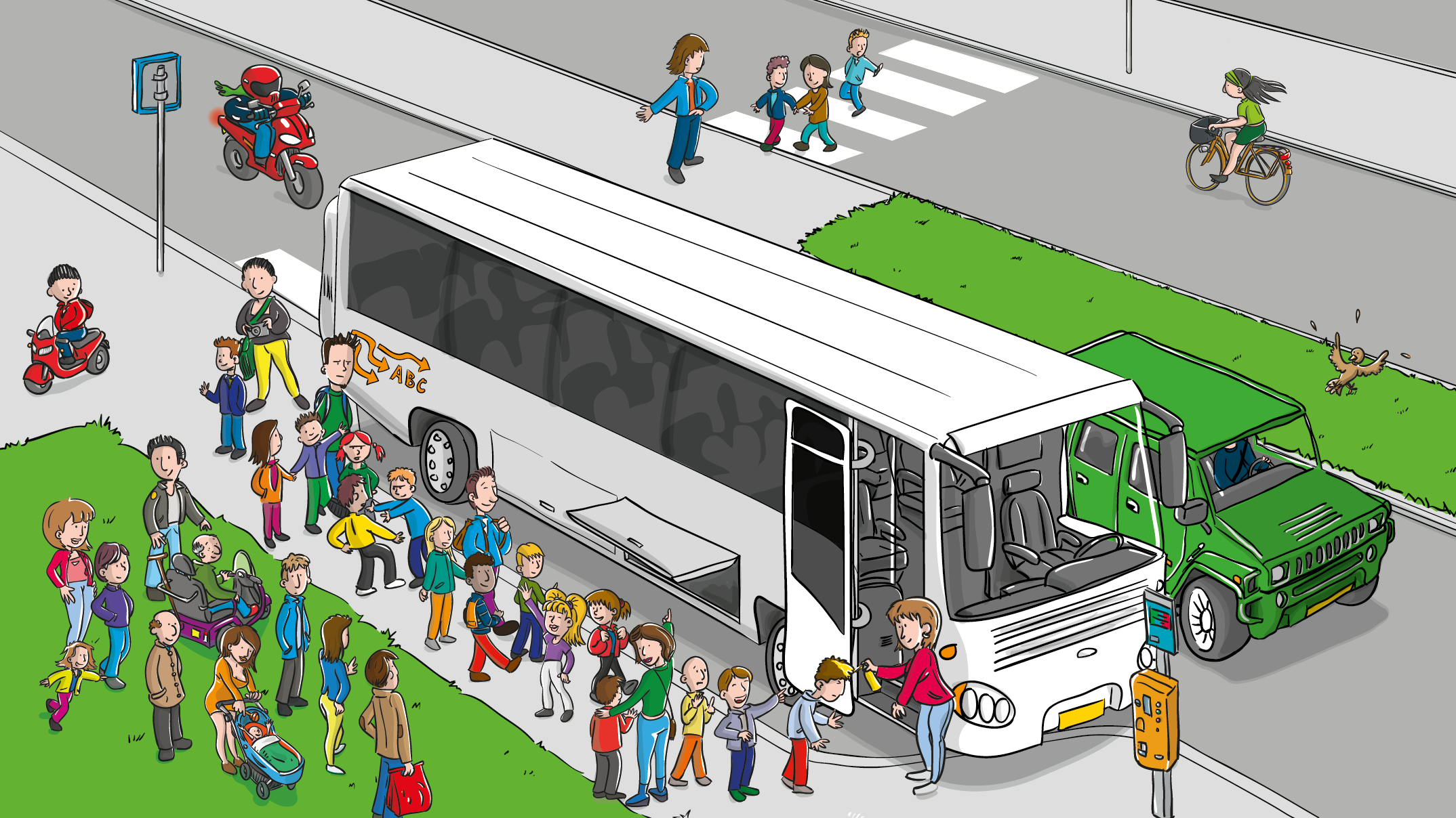Kopafbeelding Op schoolreis - juni