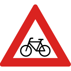 Pas op: fietsers en bromfietsers