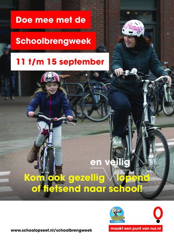 Poster van de schoolbrengweek